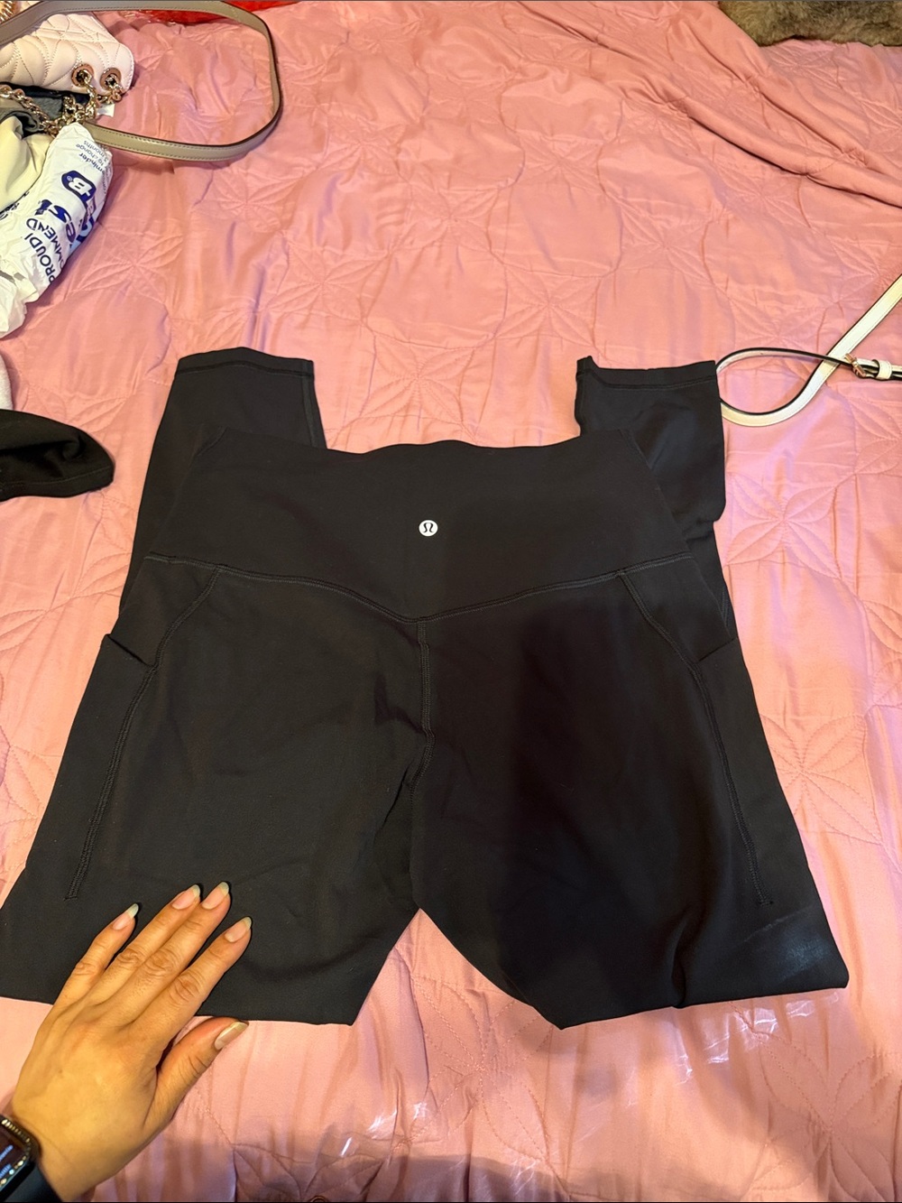Lululemon Black High-Rise Workout leggings